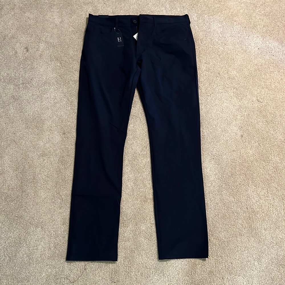 J. Crew Navy Slim Stretch Tech Pants